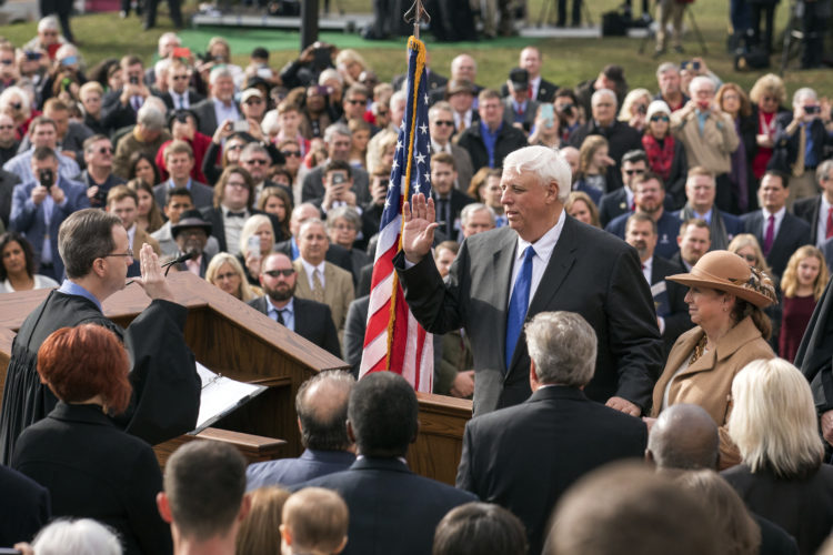 New West Virginia Governor Jim Justice Takes Oath of Office in